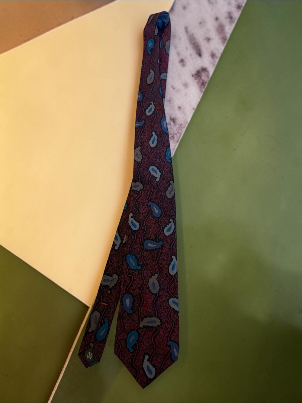 Vintage Zylos George Machado 100% Italian Silk Tie NWT